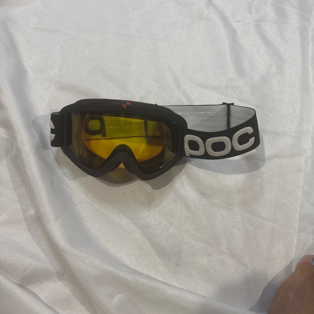 POC Black and Yellow Ski Goggles